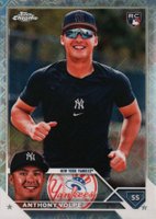 2023 Topps Chrome Logofractor Edition #4 Anthony Volpe SP Baseball Card