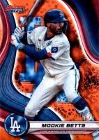 2024 Bowman's Best #35 Mookie Betts Orange Refractor Baseball Card