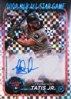 2024 Topps Chrome Update 2024 All-Star Game Autographs #FT Fernando Tatis Jr. X-Fractor Baseball Card