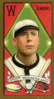 1911 Gold Borders #86 Bob Groom Baseball Card