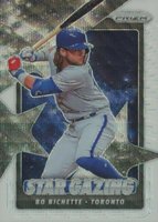 2020 Panini Prizm Star Gazing #SG6 Bo Bichette White Wave Prizm Baseball Card