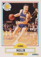 1990 Fleer #66 Chris Mullin Basketball Card