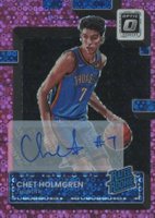 2022 Panini Donruss Optic #208 Chet Holmgren Fast Break Pink Basketball Card