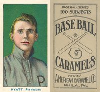 1910 American Caramel Pirates # Ham Hyatt Baseball Card