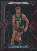2021 Panini Obsidian #134 Larry Bird Electric Etch Red Basketball Card