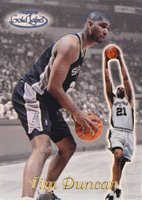 1999 Topps Gold Label Class 2 #1 Tim Duncan Black Label 1/1 Basketball Card
