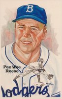 1985 Perez-Steele HOF Postcard  #189 Pee Wee Reese Baseball Card