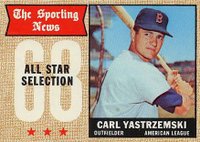 1968 Topps #369 Carl Yastrzemski All-Star Baseball Card