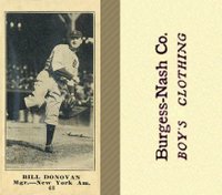 1916 Burgess-Nash Co. #48 Bill Donovan Baseball Card