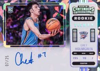 2022 Panini Contenders #137 Chet Holmgren Variation-Autograph-Cracked Ice Basketball Card