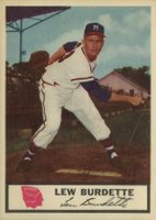 1955 Johnston Cookies Braves #33 Lew Burdette Baseball Card