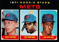 1971 Topps #648 Rookie Stars Mets Short Print Baseball Card