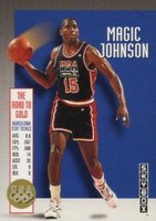 1992 Skybox Olympic Team #USA12 Magic Johnson Basketball Card