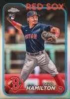 2024 Topps Chrome #49 David Hamilton Refractor Baseball Card