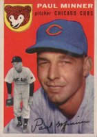 1954 Topps #28 Paul Minner Baseball Card