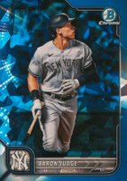 2022 Bowman Chrome Sapphire Edition #90 Aaron Judge Baseball Card