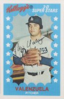 1982 Kellogg's #9 Fernando Valenzuela Baseball Card