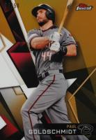2018 Finest  #97 Paul Goldschmidt Gold Refractor Baseball Card