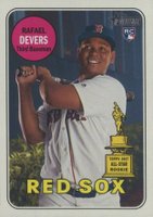2018 Topps Heritage  #189 Rafael Devers Rookie Baseball Card