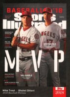 2021 Topps X Sports Illustrated #36 Mike Trout/Shohei Ohtani 3/21/2018 Cover Baseball Card