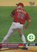 2008 Stadium Club #140 Max Scherzer First Day Issue-Retail Baseball Card