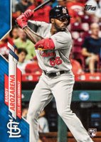 2020 Topps Complete Set #229 Randy Arozarena Blue Baseball Card