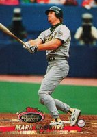 1993 Stadium Club #595 Mark McGwire Baseball Card