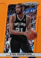 2013 Panini Prizm #80 Tim Duncan Orange Prizm Basketball Card