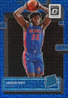 2022 Panini Donruss Optic #241 Jaden Ivey Blue Mojo Choice Basketball Card