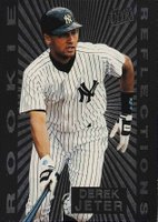 1997 Ultra Rookie Reflections #5 Derek Jeter Baseball Card