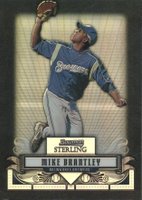 2008 Bowman Sterling Prospects #BSPMB Mike Brantley Black Refractor Baseball Card