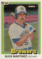 1981 Donruss #444 Buck Martinez Photo reversed Baseball Card