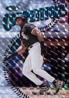 1997 Finest Embossed #279 Frank Thomas Refractor Baseball Card