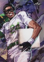 2023 Leaf Web Exclusives #72 Rickey Henderson Anime Nation Baseball Card