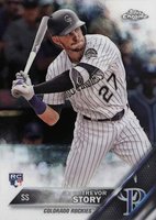 2016 Topps Chrome #45 Trevor Story Baseball Card
