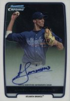 2012 Bowman Prospects #BCP109 Andrelton Simmons Chrome-Autograph Baseball Card
