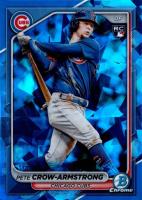 2024 Bowman Chrome Sapphire Edition #45 Pete Crow-Armstrong Baseball Card