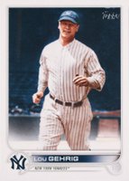 2022 Topps #444 Lou Gehrig Series 2-Ssp Baseball Card