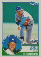 1983 Topps #90 Jerry Reuss Baseball Card