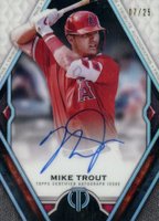 2021 Topps Tribute Tribute Autograph #MT Mike Trout Baseball Card