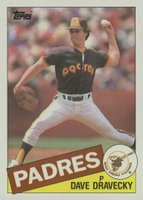 1985 Topps #530 Dave Dravecky Baseball Card