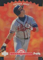 1996 Upper Deck Hot Commodities #HC11 Chipper Jones Baseball Card