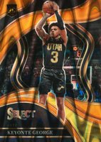 2023 Panini Select #295 Keyonte George Orange Tectonic Basketball Card
