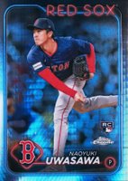 2024 Topps Chrome Update #USC9 Naoyuki Uwasawa Prism Refractor Baseball Card