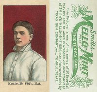 1910 Mello-Mint # Otto Knabe Baseball Card