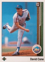 1989 Upper Deck #584 David Cone Baseball Card
