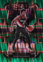 2023 Panini Select #77 Scoot Henderson Green Shock Basketball Card
