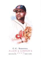 2007 Topps Allen & Ginter #106 C.C. Sabathia Baseball Card
