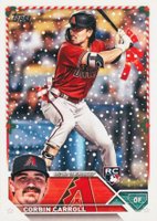 2023 Topps Holiday #H113 Corbin Carroll Sssp Baseball Card