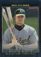 2002 Bowman Chrome Draft Picks #16 Nick Swisher Baseball Card